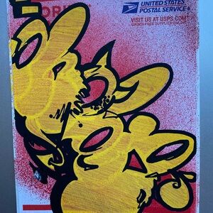 Phobia hand drawn original graffiti art sticker Kaws Futura 2000 Irak Retna